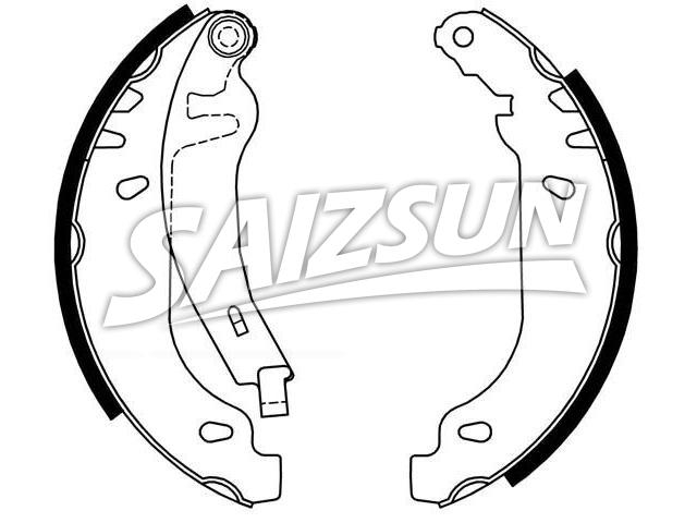 Brake Shoe Set:77 01 202 661