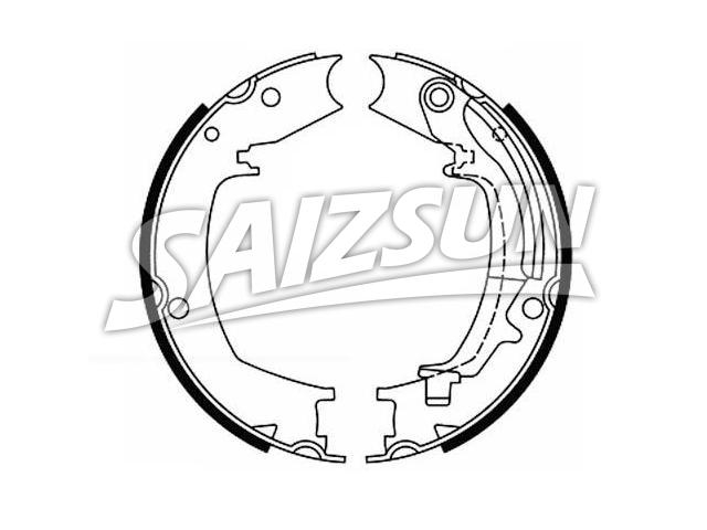 Brake Shoe Set:58350-26A10