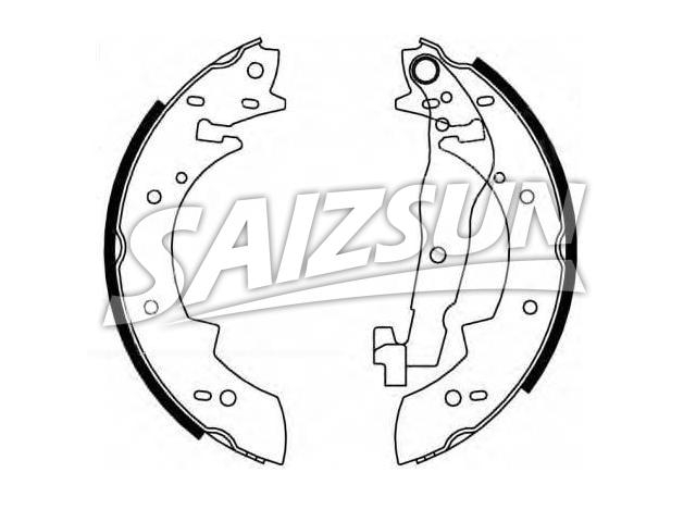 Brake Shoe Set:4241.2L