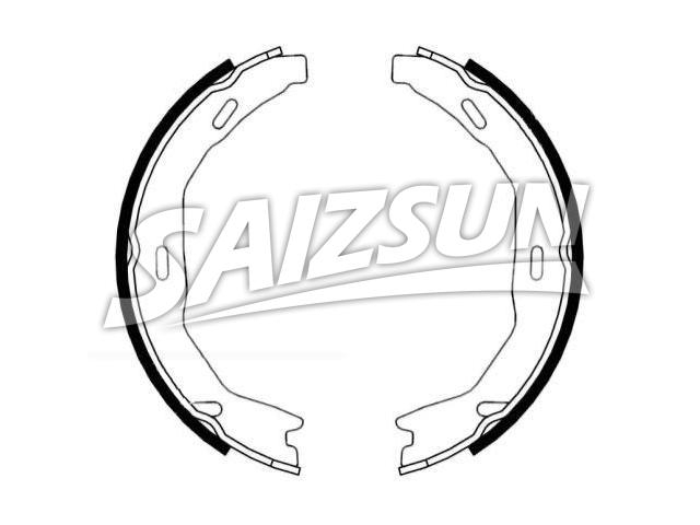 Brake Shoe Set:004 420 86 20