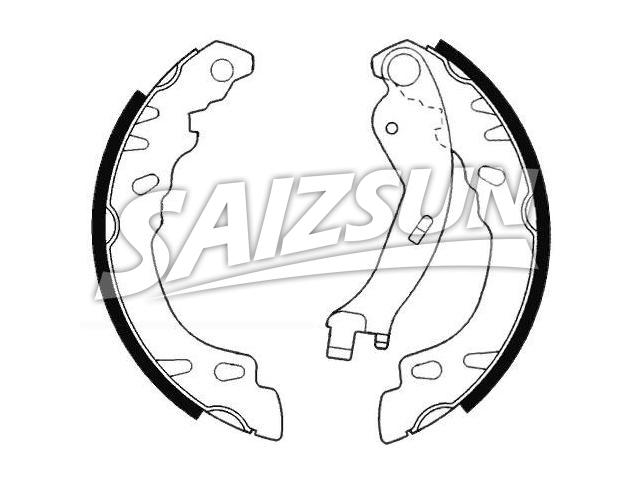 Brake Shoe Set:77362615