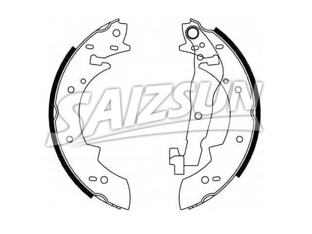 Brake Shoe Set:60 25 170 699