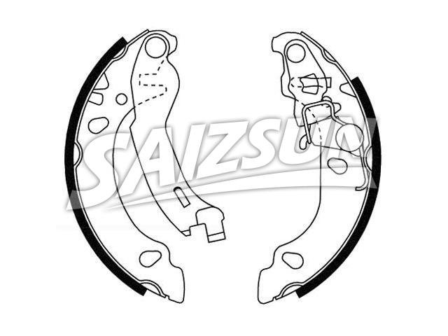 Brake Shoe Set:77362491