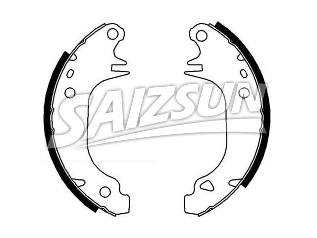 Brake Shoe Set:4241.5C