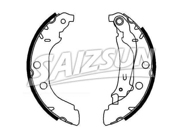 Brake Shoe Set:4241.3Z
