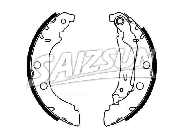 Brake Shoe Set:4241.3Y