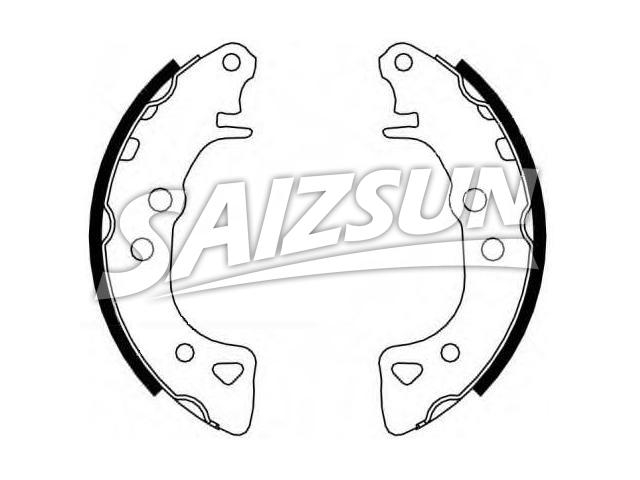 Brake Shoe Set:4241.5A