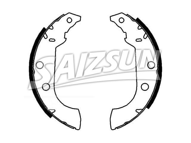Brake Shoe Set:4241.3F