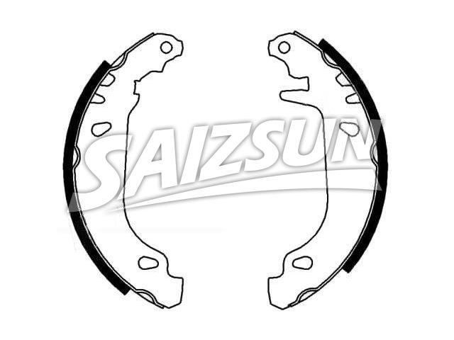 Brake Shoe Set:77 01 204 613