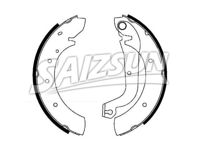 Brake Shoe Set:4241.2T