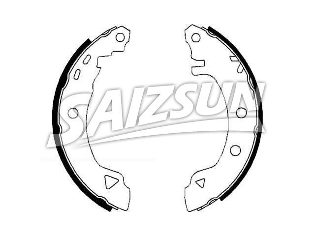 Brake Shoe Set:77 01 203 749