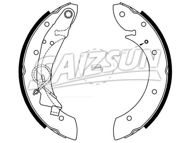 Brake Shoe Set:4241.K8