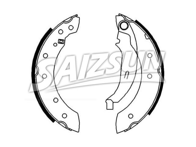 Brake Shoe Set:4241.4F