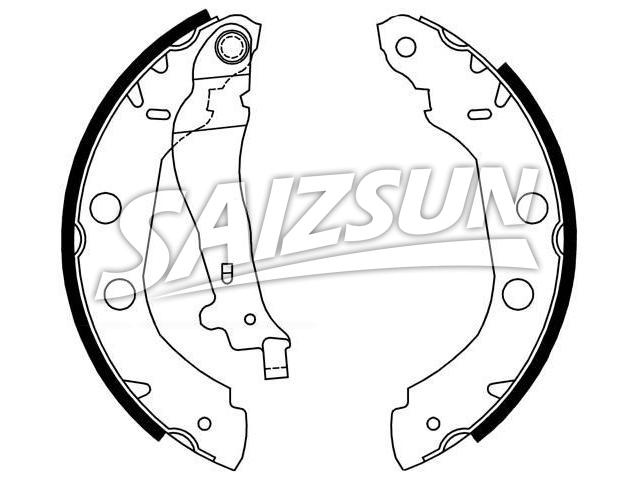 Brake Shoe Set:77 01 205 517