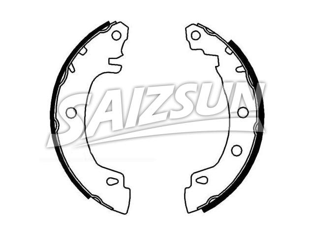 Brake Shoe Set:77 01 204 836