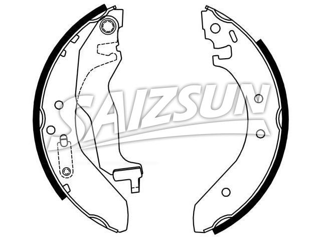 Brake Shoe Set:GBS 90836
