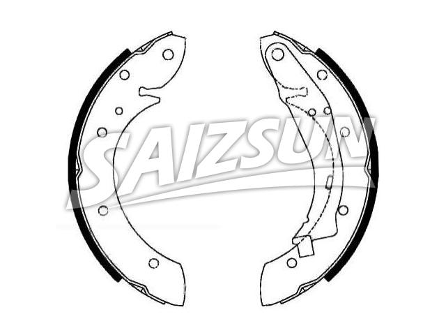 Brake Shoe Set:4241.4J