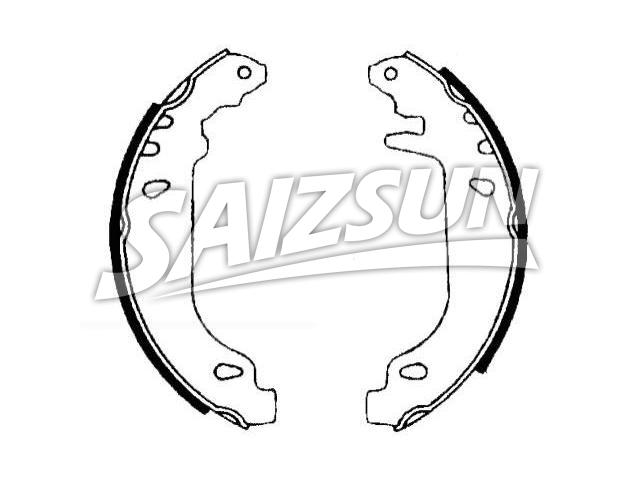 Brake Shoe Set:4241.3L