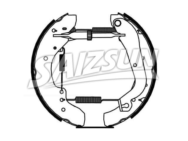 Brake Shoe Set:77 01 203 460