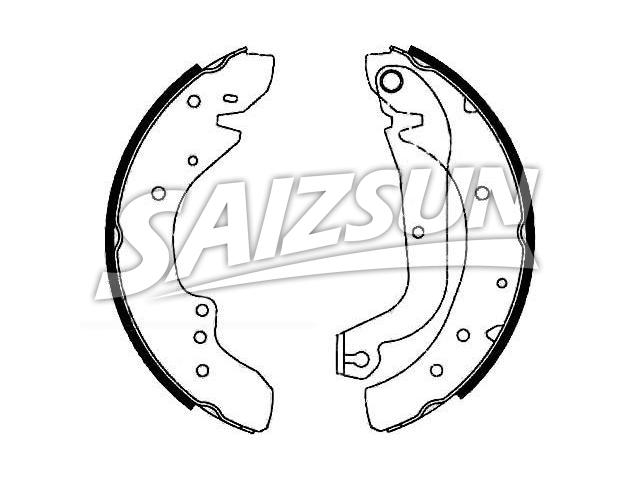 Brake Shoe Set:77 01 202 720
