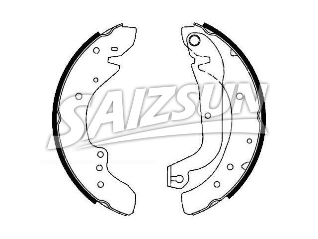 Brake Shoe Set:4241.2Y