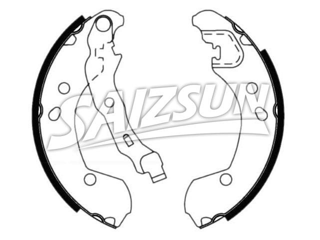 Brake Shoe Set:44060-AX625