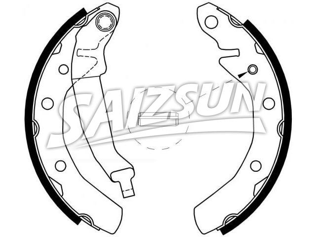 Brake Shoe Set:96268686