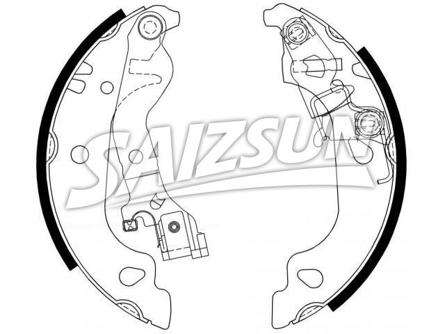 Brake Shoe Set:77362295