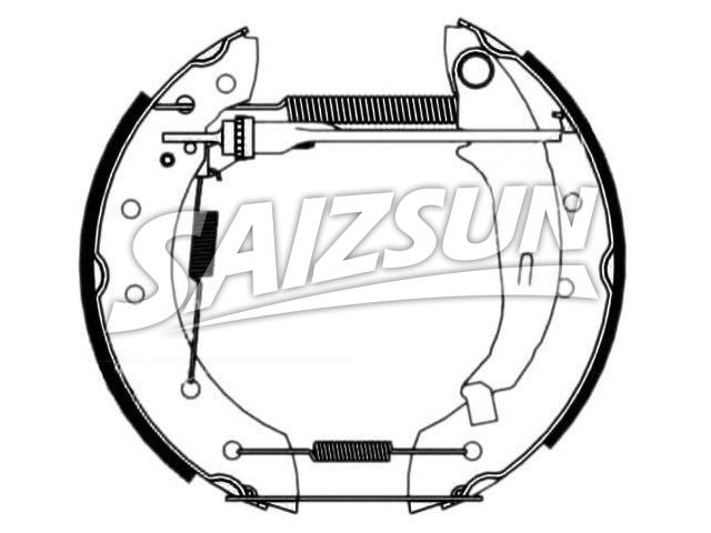 Brake Shoe Set:4241.4L