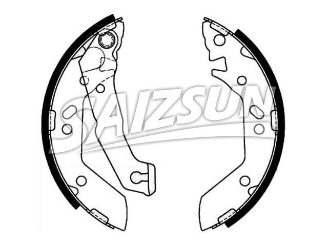 Brake Shoe Set:58305-25A00