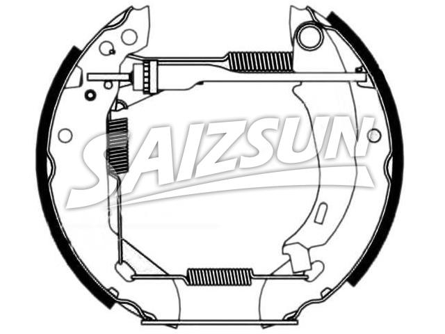 Brake Shoe Set:4241.7H