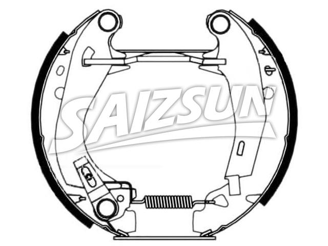 Brake Shoe Set:4241.6C