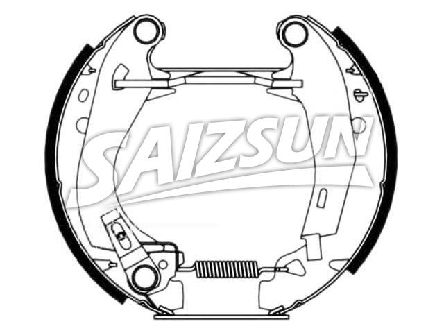 Brake Shoe Set:4241.6P