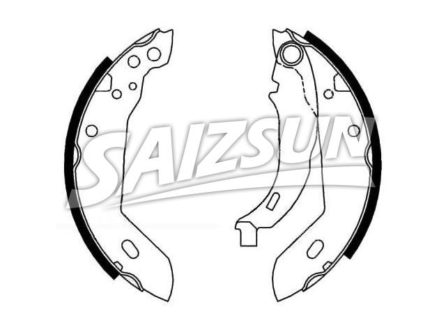 Brake Shoe Set:4241.4K
