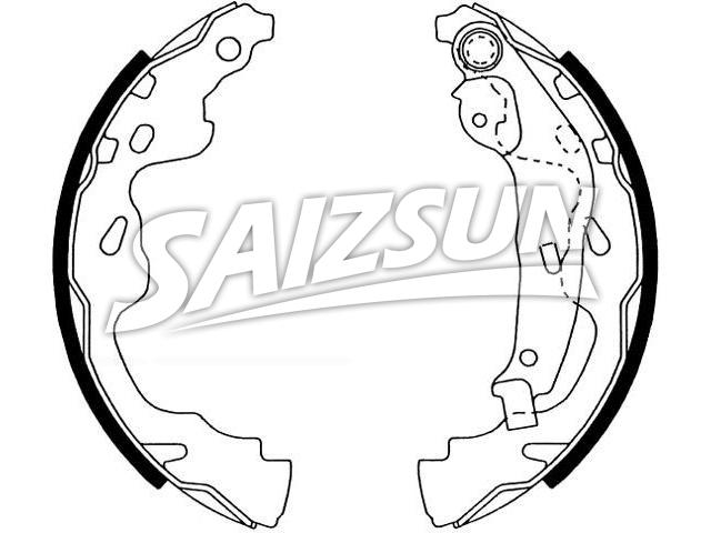 Brake Shoe Set:04495-0D020