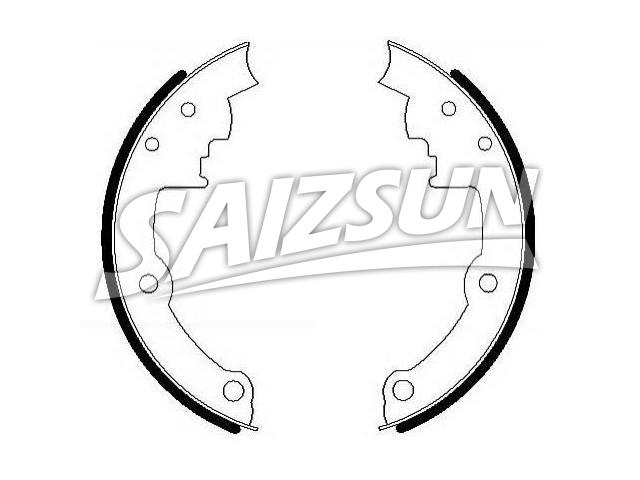 Brake Shoe Set:12321413