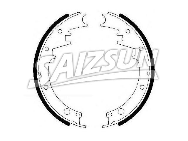 Brake Shoe Set:12510021