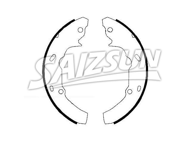 Brake Shoe Set:F2DZ-2200-A