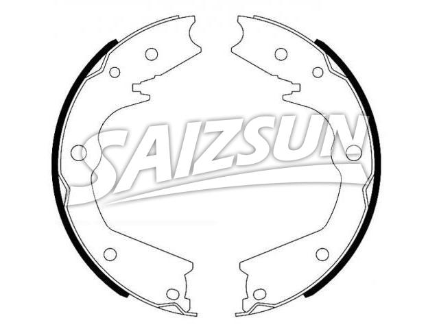 Brake Shoe Set:43153-S9V-A01