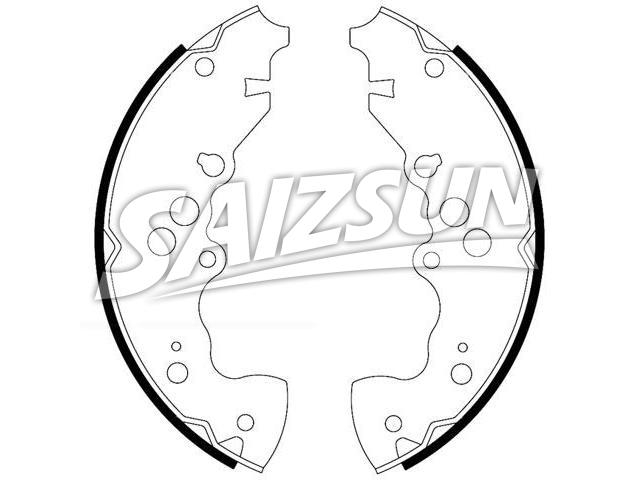 Brake Shoe Set:53200-52D20