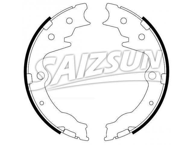 Brake Shoe Set:S10H-44-39ZA