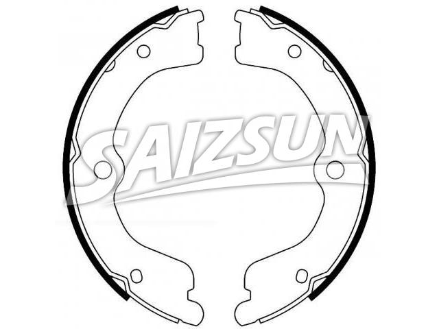 Brake Shoe Set:LB40-44-39Z