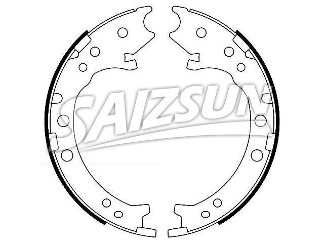 Brake Shoe Set:43154-STK-A01