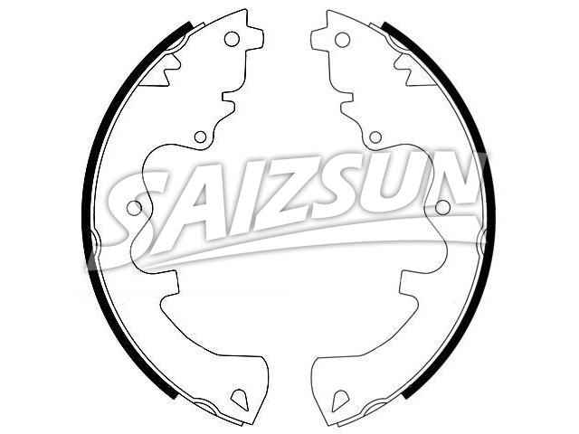 Brake Shoe Set:8L8Z-2200-B