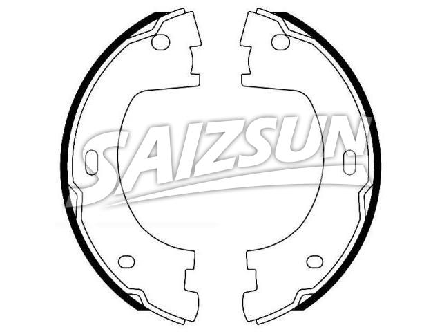Brake Shoe Set:906 420 04 20