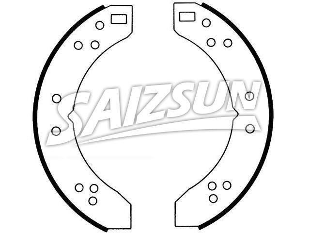 Brake Shoe Set:318-877