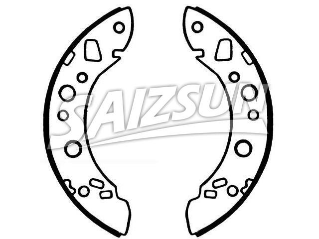 Brake Shoe Set:461-831