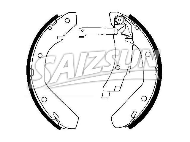 Brake Shoe Set:331 609 537 A