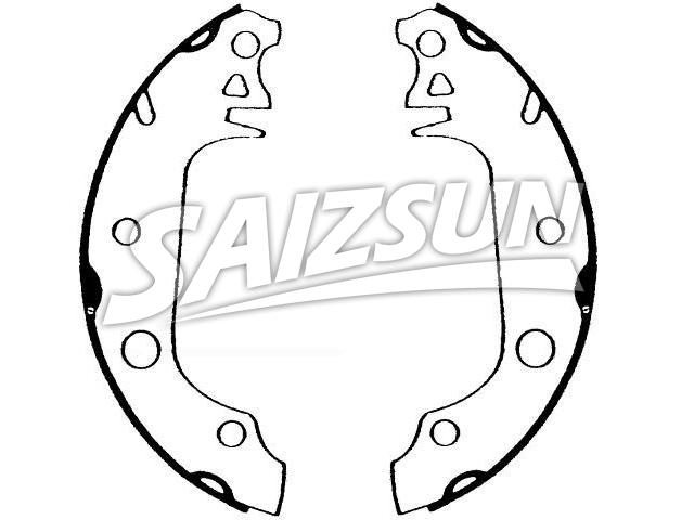 Brake Shoe Set:D8RZ-2200-A