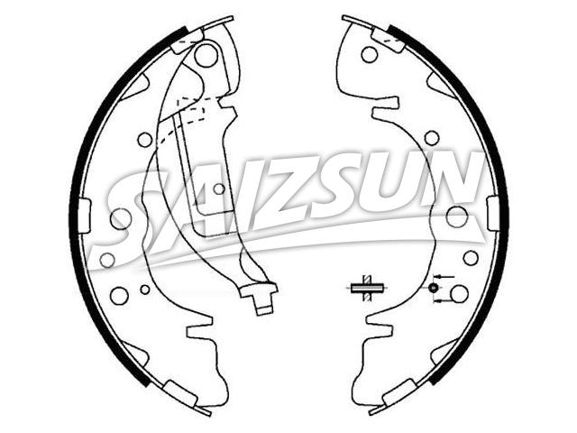 Brake Shoe Set:58305-26A10
